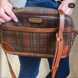 Polo by Ralph Lauren plaid & leather design